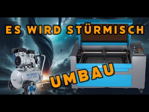 Omtech Turbo 646 Umbau Kompressor