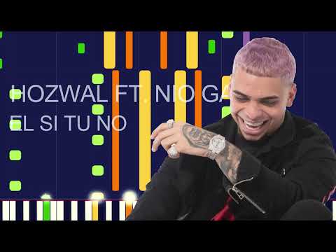 Hozwal Feat Nio Garcia - EL SI TU NO (PRO MIDI FILE REMAKE) - "in the style of"