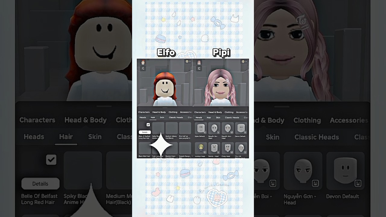 Elfo VS Pipi ⁉️ [ Avatar siapa yang paling bagus?🤔💖 ] #roblox#hiasava#soft#shorts#fyp#beranda#vote