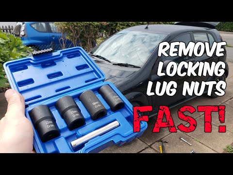 Remove Locking Lug Nuts from ANY Car or Truck - Without Keys! - YouTube