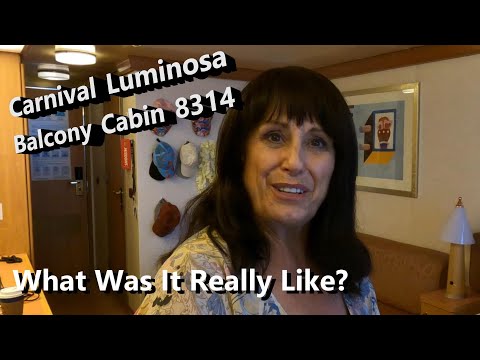 What is a Balcony Cabin Really Like on the Carnival Luminosa? A Week Living in Balcony Cabin 8314