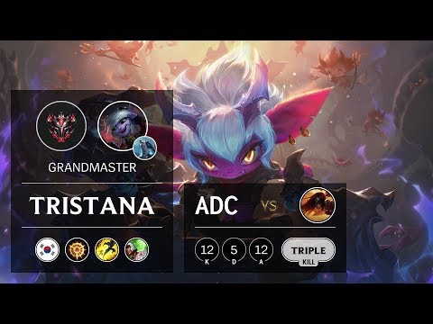 Tristana ADC vs Sivir - KR Grandmaster Patch 9.11