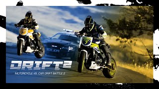 Motorcycle vs. Car Drift Battle 2
