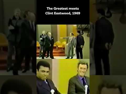 "The Day Ali & Eastwood Faced Off… On a Talk Show!" 🎤👊