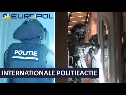 Politie Landelijke Eenheid - Internationale Politieactie - 45 verdachten aangehouden - Europol