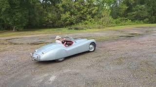 1953 Jaguar XK120 OTS Drive By