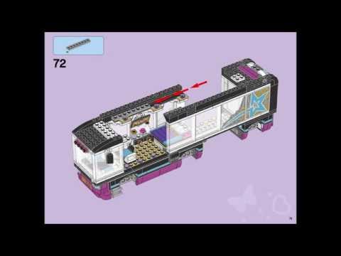 LEGO Friends 41106 - Pop Star Tour Bus - Building Instructions