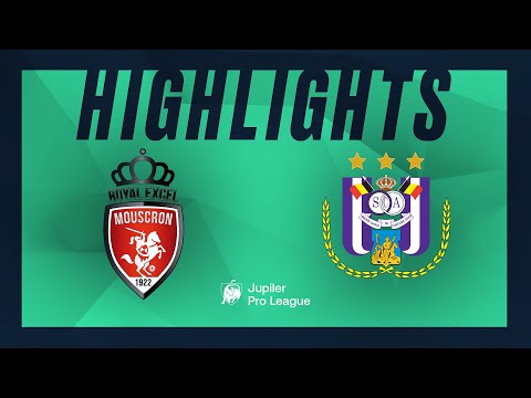 RE Mouscron - RSC Anderlecht hoogtepunten