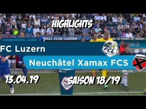 Highlights: Fc Luzern vs FCS Neuchatel Xamax (13.04.19)