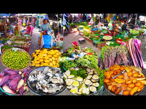 Countryside Breakfast Bliss: Ta Chraeng Market's Hidden Food Treasures in Battambang