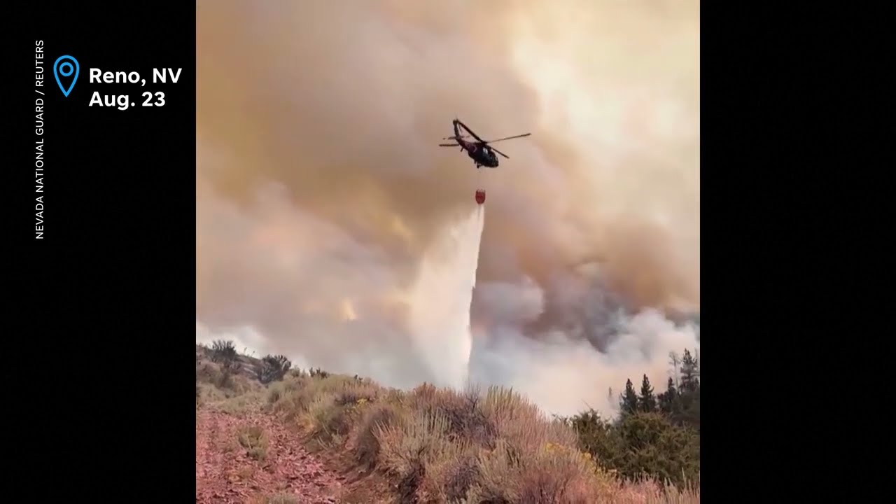 Hawk fire updates: Eyewitnesses in Reno capture wildfire smoke and flames on video amid evacuations