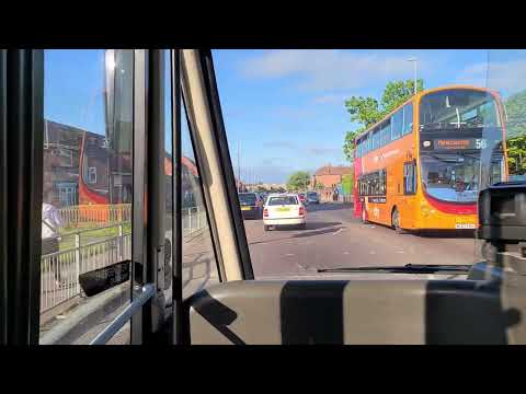 Onboard East Gateshead Orbit 52 - Go North East 5386 - NL63 YAU