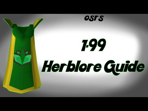 OSRS Fastest 1-99 Herblore Guide (P2P)