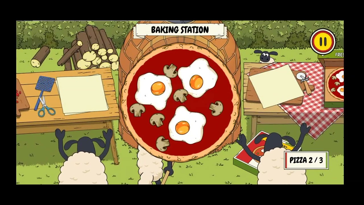 Shaun the sheep pizza the action gameplay