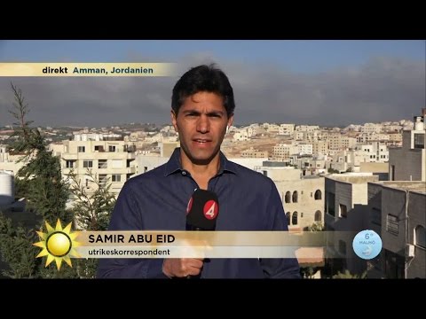 Skottskadad fotograf - ”Visar hur farligt det är att bevaka krig” - Nyhetsmorgon (TV4)