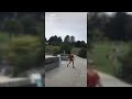Braless Karen With Scissors Chases Man In Park