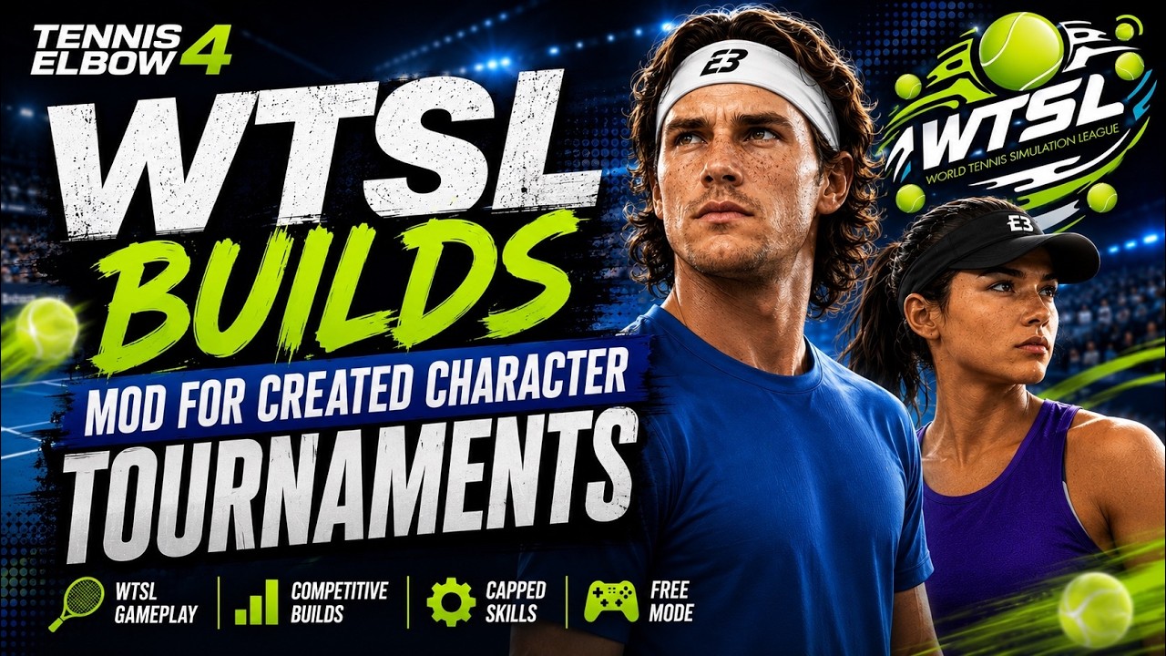 Tennis Elbow 4 (WTSL) - Created Characters Tutorial
