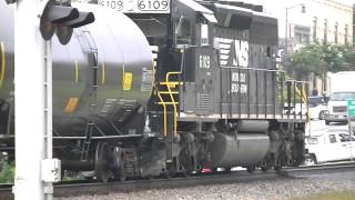 preview picture of video 'Norfolk Southern A25 WB Local From Douglasville to Winston,Ga 08-08-2013© HD'
