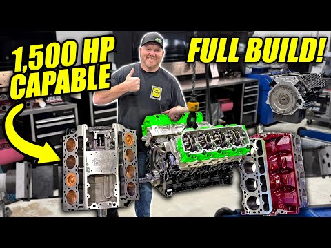 Building Our NEW Engine Capable Of Holding 1,500HP!!! This 6.0 Is  A Monster!!! FULL ENGINE BUILD!