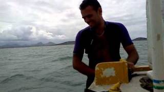 Guarapari - Barco 3/4 - Indo para Ilhas Rasas