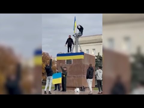 'We feel free, we are not slaves, we are Ukrainians': Ukraine takes back Kherson from Russian forces