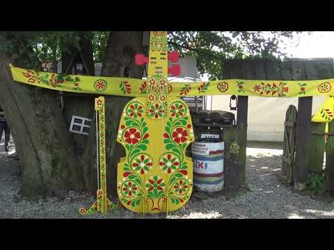 Folkowisko 2023 - Gusła - Dzień 3 - sztuka ukraińska, czesanie wełny, Rokoko, pole namiotowe, itd.