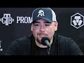 ANDY RUIZ JR ASKED IF ANTHONY JOSHUA HITS HARDER THAN LUIS ORTIZ; GIVES SURPRISING RESPONSE