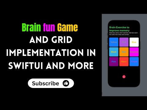 How to use Grid in SwiftUI iOS Project ( Grid Coloring - Fun Brain Game )