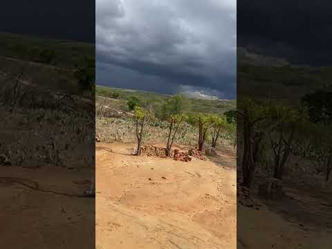 chuva chegando no sertão pernambucano solidão pe🌧️