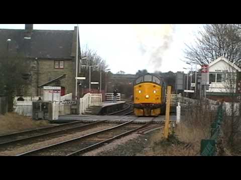 37510 Top'n'Tail 37087 6C51 Sellafield - Heysham flasks 10th February 2010