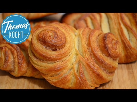 Franzbrötchen selber machen - das berühmte Hamburger Zimtgebäck / Thomas kocht