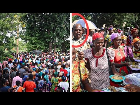 See how Thousands of Tharaka Residents Flanded the Home of MP Gitonga Murugara for CHRISTMAS PARTY 🥳
