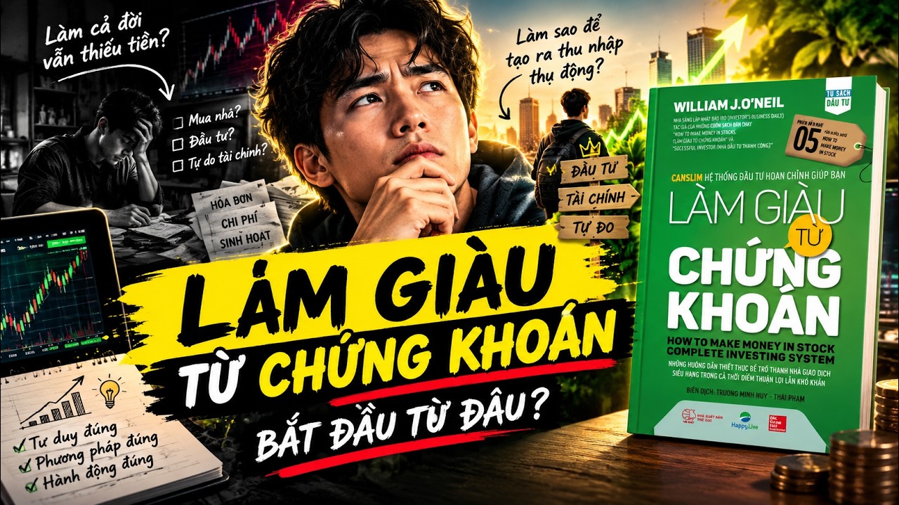 Review Sách Làm Giàu Từ Chứng Khoán CANSLIM