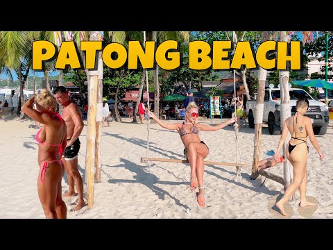 【🇹🇭 4K】Phuket 2023 Patong Beach - Walking Tour / Travel Thailand