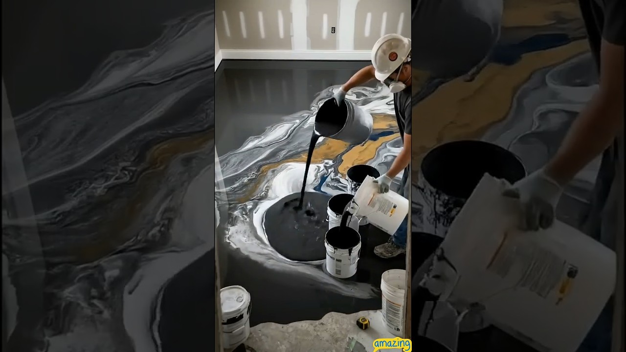 Crazy New Epoxy Paint SHOCKED Me! 😱 (Amazing Space Transformation)