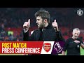 Michael Carrick Announces United Departure | Post Match Press Conference | Man United 3-2 Arsenal