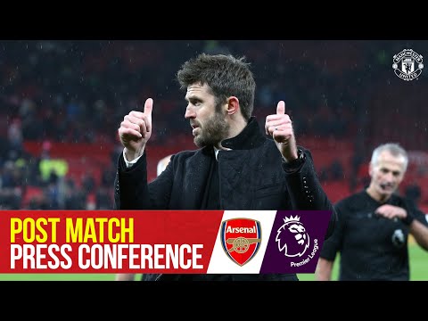 Michael Carrick Announces United Departure | Post Match Press Conference | Man United 3-2 Arsenal