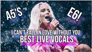 Zara Larsson: I Can&#39;t Fall In Love Without You (Best Live Vocals)