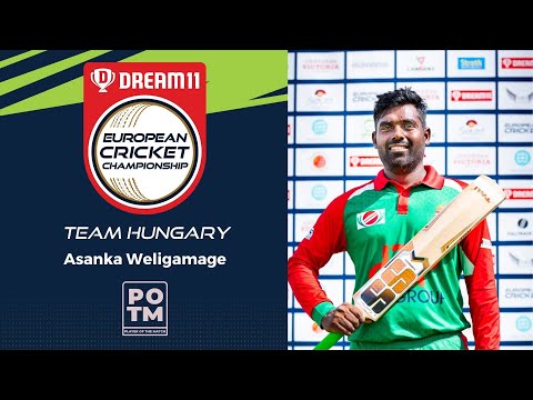 MOM: A.Weligamage - HUN vs ROM | Highlights | Dream11 European Cricket Championship Day 3 | ECC21