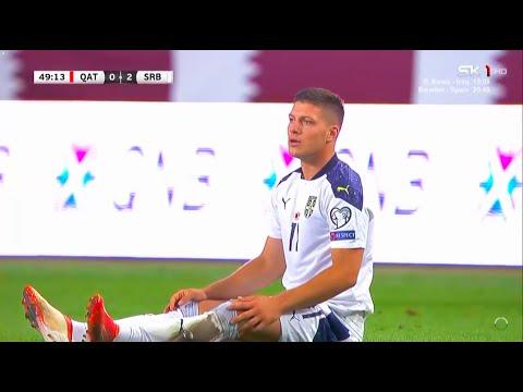 Luka Jovic vs Qatar (01/09/2021) HD - MOTM