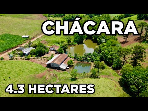 CHÁCARA COM CASA FRUTAS GALPÃO RIO E LAGOA R$550MIL