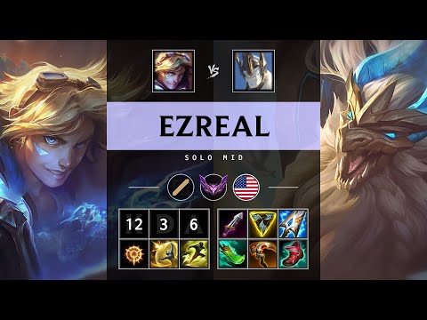 Ezreal Mid vs Galio - NA Master Patch 25.16