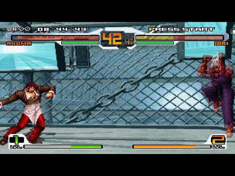 SNK VS. CAPCOM SVC CHAOS Shin Akuma vs Orochi iori