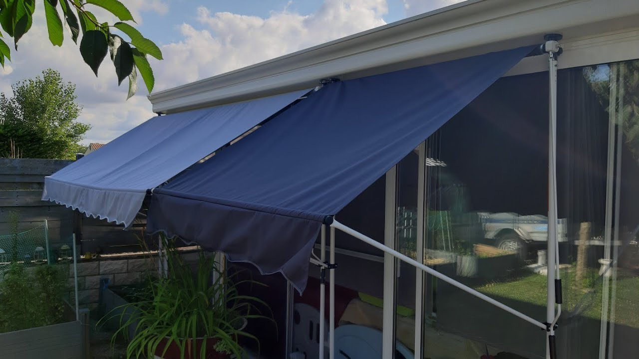 Auvent sans perçage pour ma veranda