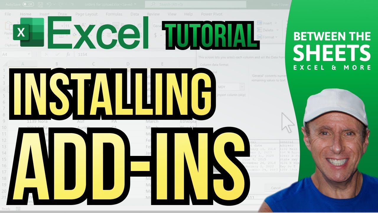 Installing and Using Excel Add-Ins