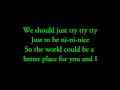 Try try try- Jason Mraz Lyrics 