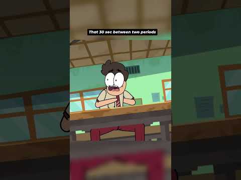 Bhaga doudi kar dete the thodi der me to #hardtoonz #animation #schoollife #funny