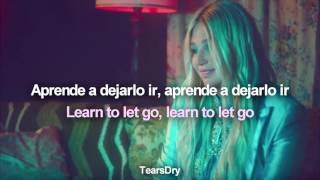 Learn to let go (Kesha). ♡ | Lyrics English/Español - Traducida.