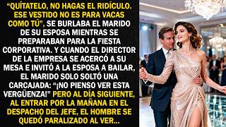 “Quítatelo, no hagas el ridículo. Ese vestido no es para vacas como tú”, se burlaba el marido...