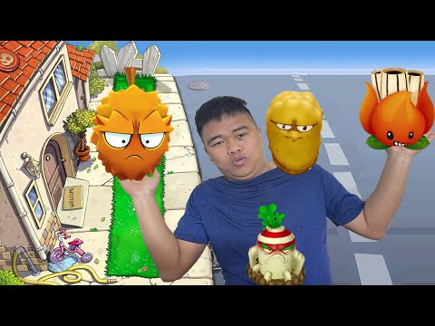 Plants vs Zombies 2 REAL LIFE Playing Card 3D : Best Plants Vs best Zombies PvZ